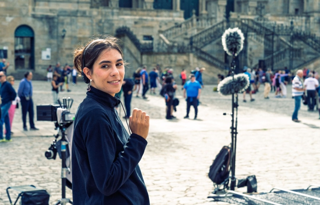 Rodaje del largometraje Compostelle, del director francés Yann Samuelle