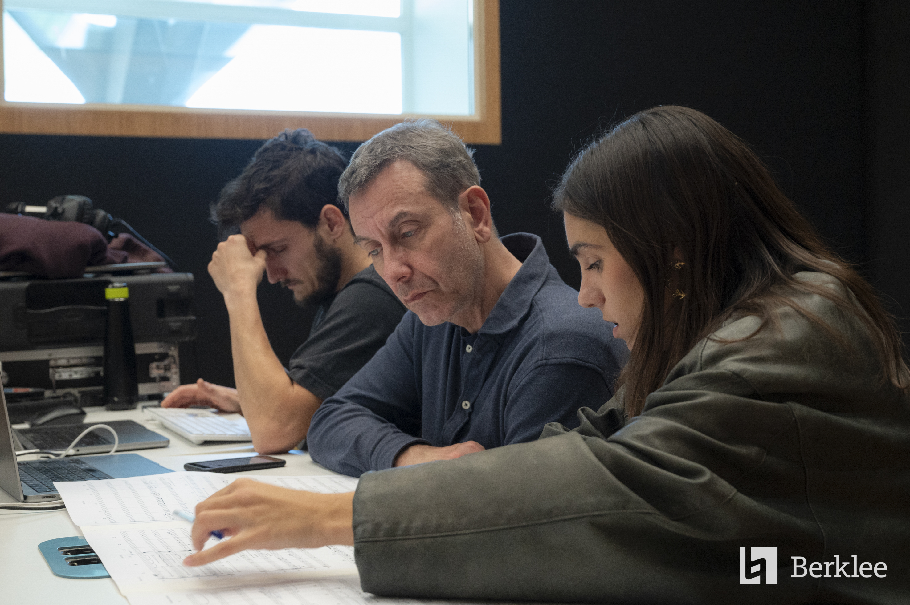 Produciendo la sesión de grabación de Sébastien Jospitre